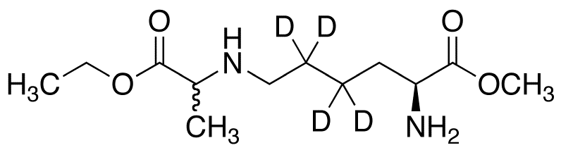 Nε-(Ethoxycarbonylethyl)-L-lysine-d<sub>4</sub> Methyl Ester (Mixture of Diastereomers)