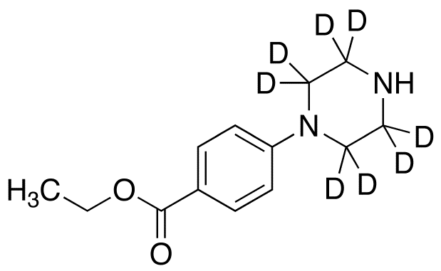 1-(4-Ethoxycarbonylphenyl)piperazine-d<sub>8</sub>