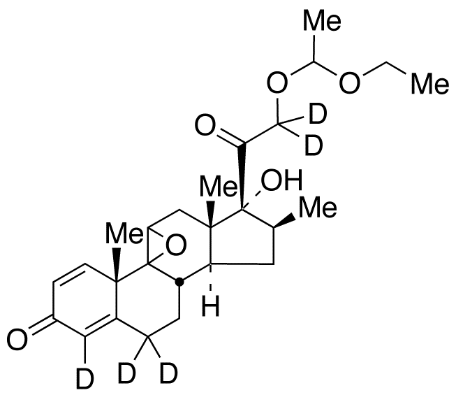21-(1-Ethoxyethyl) Beclomethasone 9,11-Epoxide-d<sub>5</sub>