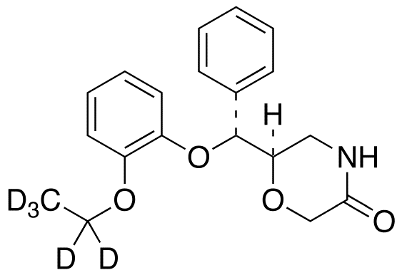 rel-(2R,3R)-6-[α-(2-Ethoxy-d<sub>5</sub>-phenoxy)benzyl]morpholin-3-one