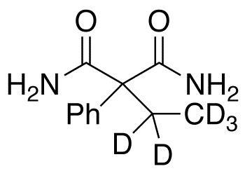 2-Ethyl-2-phenylmalonamide-d<sub>5</sub>