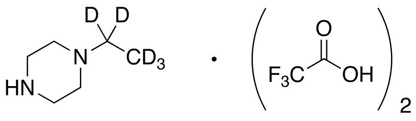 N-Ethylpiperazine-d<sub>5</sub> Bis(trifluoroacetic Acid) Salt