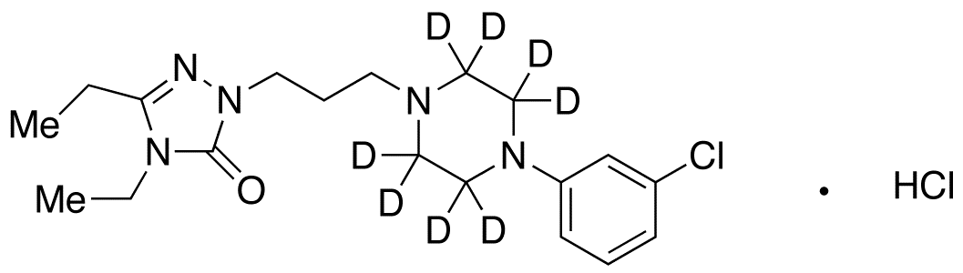 Etoperidone-d<sub>8</sub> HCl