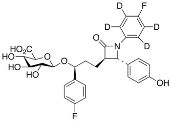 Ezetimibe hydroxy-d<sub>4</sub> β-D-glucuronide