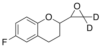 6-Fluoro-3,4-dihydro-2-(2-oxiranyl)-2H-1-benzopyran-d<sub>2</sub> (Mixture of Diastereomers)