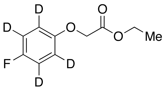 2-(4-Fluorophenoxy-d<sub>4</sub>)acetic Acid Ethyl Ester