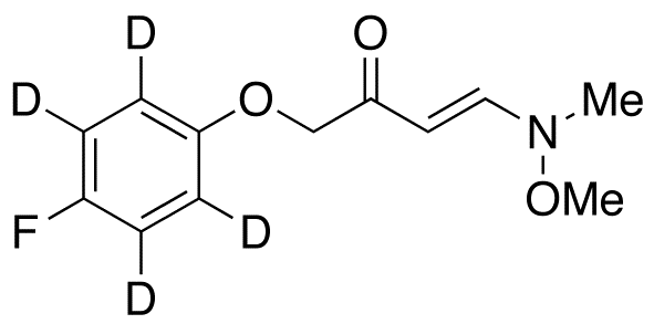 2-(4-Fluorophenoxy-d<sub>4</sub>)-N-methoxy-N-methyl-1-butene