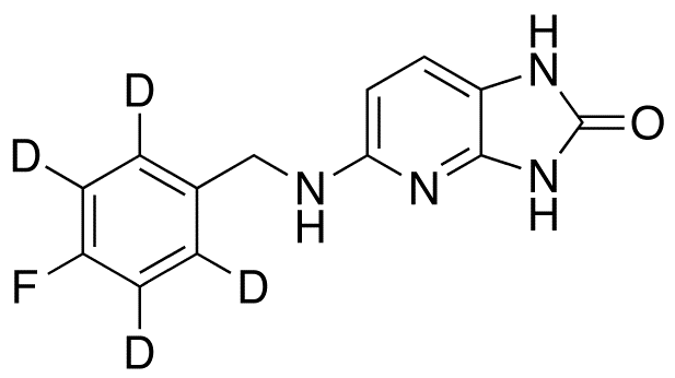 5-[[(4-Fluorophenyl)methyl]amino]-1,3-dihydro-2H-imidazo[4,5-β]pyridin-2-one-d<sub>4</sub>