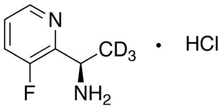 (R)-1-(3-Fluororopyridin-2-yl)ethylamine-d<sub>3</sub> HCl