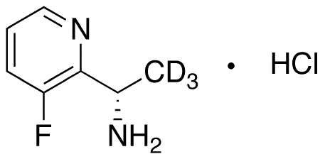 (S)-1-(3-Fluororopyridin-2-yl)ethylamine-d<sub>3</sub> HCl