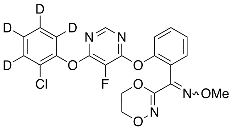 (E/Z)-Fluoxastrobin-d<sub>4</sub>(Mixture)