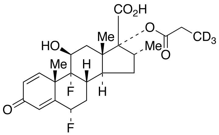 Fluticasone 17β-carboxylic acid propionate-d<sub>3</sub>