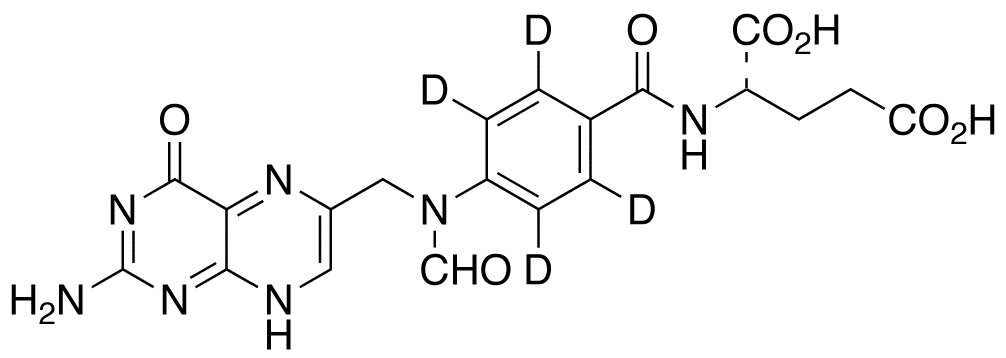 10-Formyl Folic Acid-d<sub>4</sub>