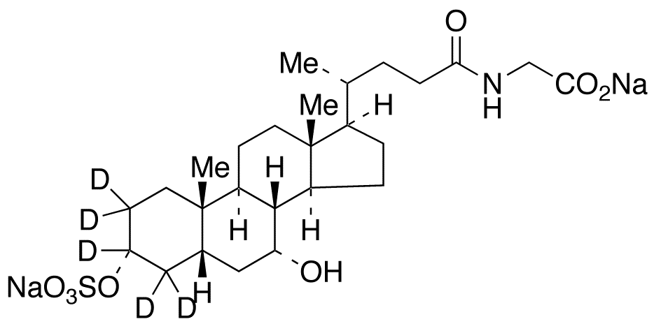 Glycochenodeoxycholic Acid-d<sub>5</sub> 3-Sulfate Disodium Salt