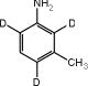 m-Toluidine-2,4,6-d<sub>3</sub>