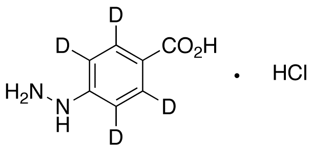 4-Hydrazinobenzoic Acid-d<sub>4</sub> HCl