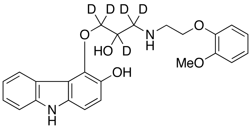 3-Hydroxy Carvedilol-d<sub>5</sub>