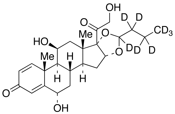 6α-Hydroxy Budesonide-d<sub>8</sub>