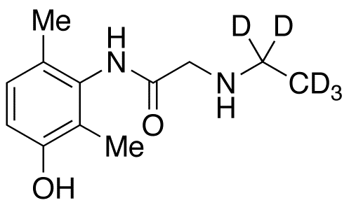 3-Hydroxy-N-desethyl Lidocaine-d<sub>5</sub>