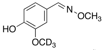 4-Hydroxy-3-methoxy-d<sub>3</sub>-benzaldehyde O-Methyloxime