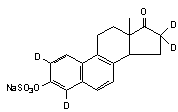 Sodium Equilenin-4,16,16-d<sub>3</sub> Sulfate