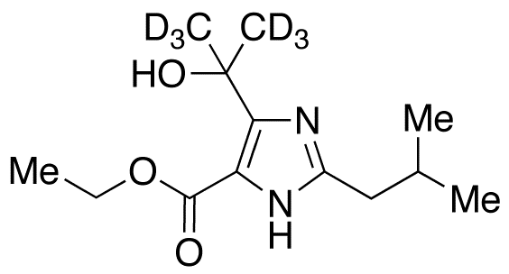 4-[1-Hydroxy-1-(methylethyl-d<sub>6</sub>)]-2-isobutyl-1H-imidazole-5-carboxylic Acid Ethyl Ester
