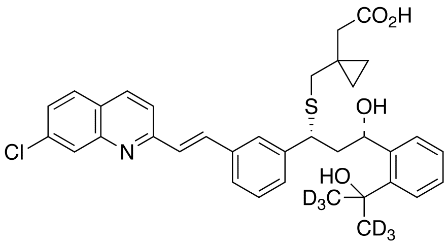 21(S)-Hydroxy Montelukast-d<sub>6</sub>