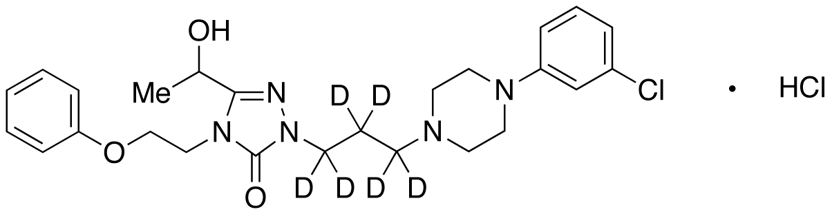 Hydroxy Nefazodone-d<sub>6</sub> HCl