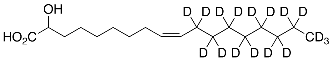 2-Hydroxy Oleic Acid-d<sub>17</sub>