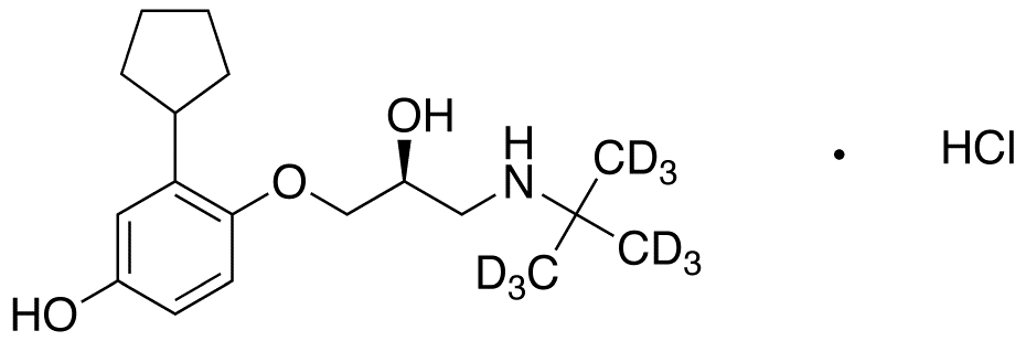 (S)-4-Hydroxy penbutolol-d<sub>9</sub> hydrochloride