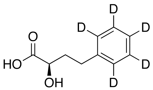 (R)-2-Hydroxy-4-phenylbutyric Acid-d<sub>5</sub>