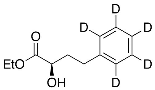 (R)-2-Hydroxy-4-phenylbutyric Acid-d<sub>5</sub> Ethyl Ester
