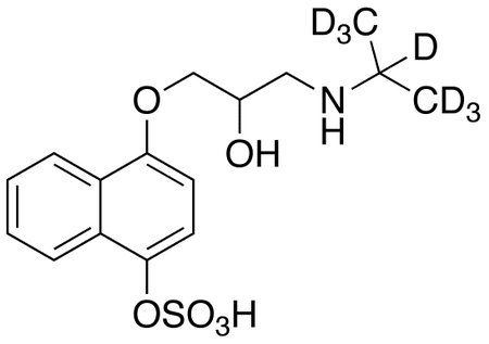 ( /-)-4’-Hydroxy Propranolol-d<sub>7</sub> Sulfate