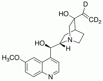 (3R)-3-Hydroxy Quinine-vinyl-d<sub>3</sub>
