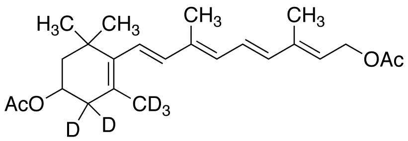 rac all-trans 3-(Acetyloxy)-retinol-d<sub>5</sub> Acetate