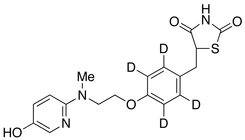 5-Hydroxy Rosiglitazone-d<sub>4</sub>