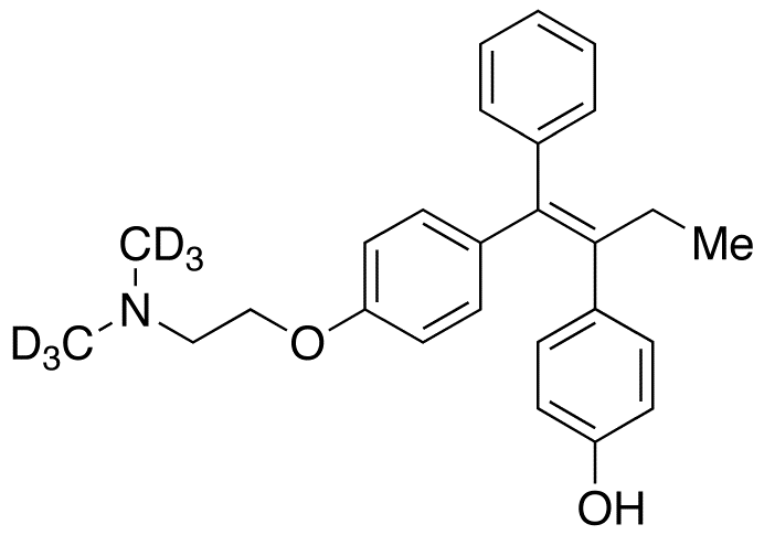 4’-Hydroxy Tamoxifen-d<sub>6</sub> (contains up to 10% E isomer)