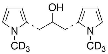 2,2’-(2-Hydroxytrimethylene)bis[1-methyl-dihydropyrrole]-d<sub>6</sub>
