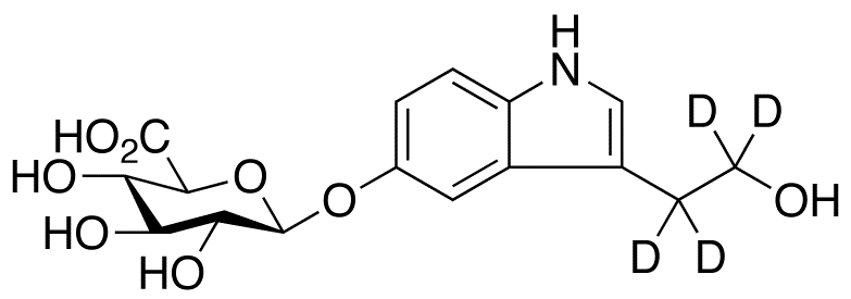5-Hydroxytryptophol-d<sub>4</sub> β-D-Glucuronide