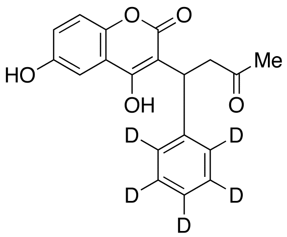 6-Hydroxy Warfarin-d<sub>5</sub>