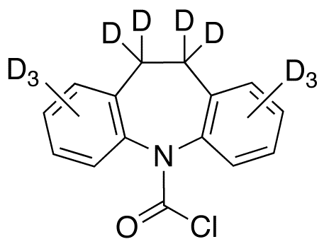 Iminodibenzyl 5-Carbonyl Chloride-d<sub>10</sub>
