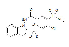 Indapamide-d<sub>3</sub>