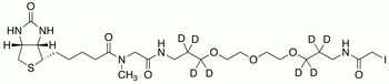N’-(13-Iodoacetamido-4,7,10-trioxatridecanyl-2,2’,3,3’,11,11’,12,12’-d<sub>8</sub>)-N-methyl-N-biotinylglycinamide