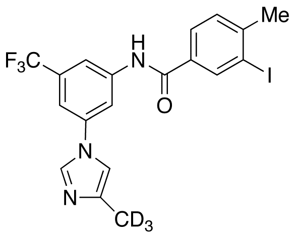 3-Iodo-4-methyl-N-[3-(4-methyl-1H-imidazol-1-yl)-5-(trifluoromethyl)phenyl]benzamide-d<sub>3</sub>