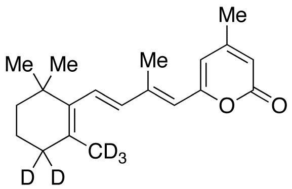 (E,E)-6-α-Ionylidene-4-methylpyran-2-one-d<sub>5</sub>