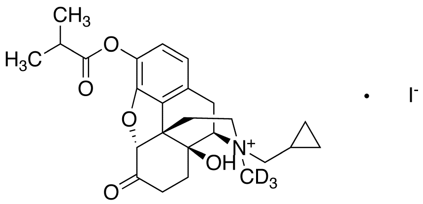 O-Isobutyryl N-Methyl Naltrexone-d<sub>3</sub> Iodide