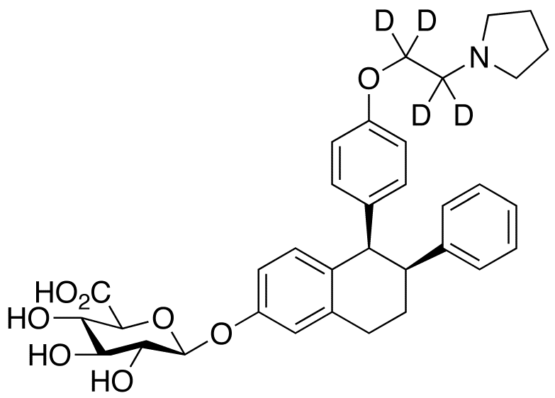 Lasofoxifene-d<sub>4</sub> β-D-Glucuronide