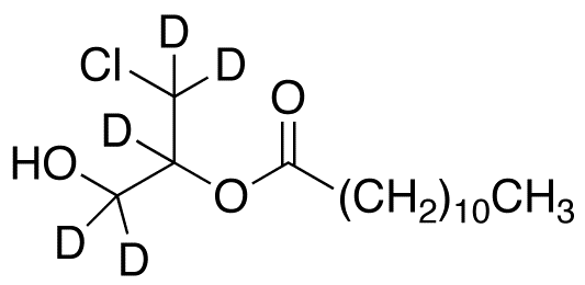 rac 2-Lauroyl-3-chloropropanediol-d<sub>5</sub>