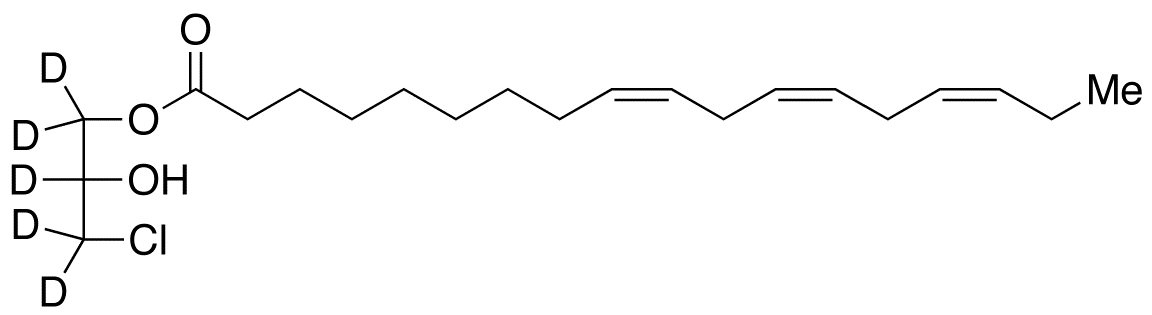rac 1-Linolenoyl-3-chloropropanediol-d<sub>5</sub>