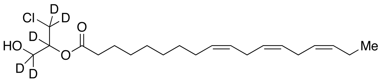 rac 2-Linolenoyl-3-chloropropanediol-d<sub>5</sub>